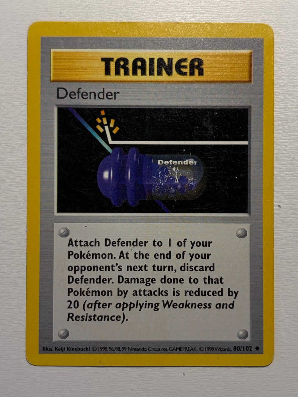 Defender Base Set Pokemon Trading Card - Picture 2 of 4
